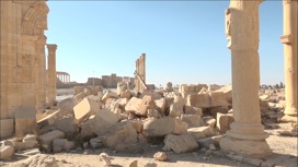 Сирийская Пальмира. Знакомую каждому школьнику Триумфальную арку реставрируют