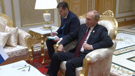 Путин встретился с президентом Ирана