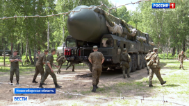 Непогода не помешала проведению учений войск стратегического назначения под Новосибирском