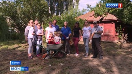 Коллектив ГТРК Орел оказал помощь в благоустройстве территории болховского монастыря