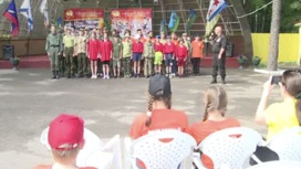 В лагере «Молодежный» прошла военно-патриотическая игра «Зарница»