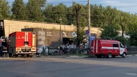 В Ярославле на Первомайском бульваре горел ресторан