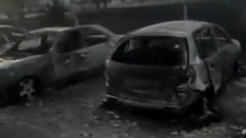 Последствия взрывов на аэродроме в Новофедоровке сняли на видео