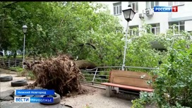 Последствия нового удара стихии в Нижнем Новгороде