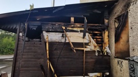 Во Владимире ночью случился пожар в торговом ларьке