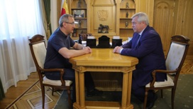 Глава Дона провел встречу с губернатором Калужской области