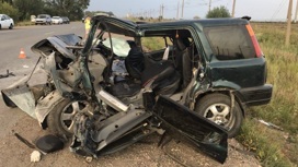 Водитель паркетника устроил смертельную аварию под Красноярском