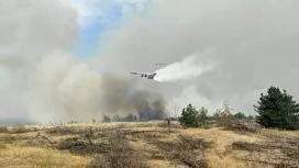 В Ростовской области горят 140 гектаров земли