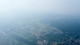 Дым от лесных пожаров окутал Нижний Новгород