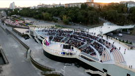 Церемония открытия амфитеатра на Центральной набережной Волгограда. 9 сентября 2022