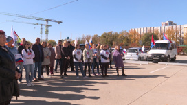 Профсоюзные активисты устроили автопробег в Благовещенске