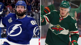 Кучеров и Капризов стали звездами дня в НХЛ
