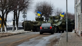 Власти Твери объяснили появление военной техники с флагами Украины