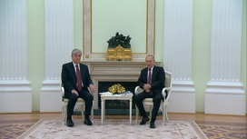 Путин и Токаев начали переговоры в Кремле