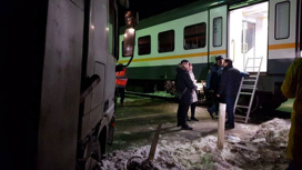 Два вагона сошли с рельсов на переезде в Московской области
