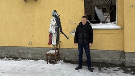 Под Киевом срезали со стены граффити знаменитого Бэнкси