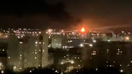 Украинский дрон атаковал нефтенакопитель в Курской области