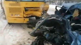 Опубликовано видео с места смертельного ДТП на трассе под Новгородом