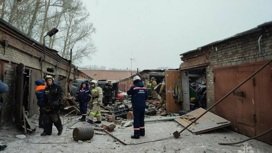 Мощный взрыв в новосибирском ГСК попал на видео