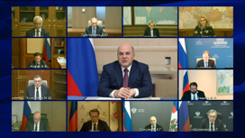 Мишустин провел заседание правительства РФ в режиме видеоконференции