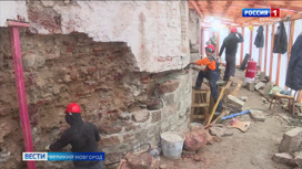 Реставрация церкви Успения на Торгу в Великом Новгороде