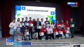 В КБГУ прошло торжественное собрание молодых активистов республики