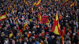 Антиправительственный митинг в Мадриде собрал десятки тысяч человек