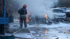 Последствия взрыва в Энергодаре сняли на видео