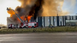 В Латвии горит завод, производящий беспилотники