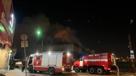 В Астрахани на "Татар-базаре" произошёл пожар на 500 квадратных метрах
