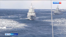 Корвет "Герой РФ Алдар Цыденжапов" уничтожил корабль условного противника в Японском море