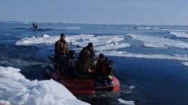 Почти два десятка рыбаков застряли на отколовшейся льдине
