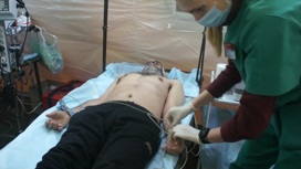 Белорусские военные врачи развернули госпиталь в Алеппо