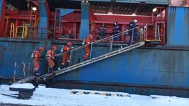На контейнеровозе в порту Сахалина произошла утечка метана