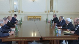 Глава МИД РФ Лавров встретился с президентом Азербайджана