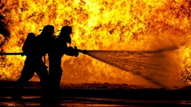 В Бердянске зафиксирован пожар в районе газовой станции