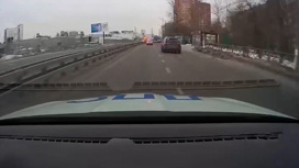 Автонарушителя подвели ноги