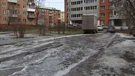 Аномальная погода утопила в грязи Красноярск