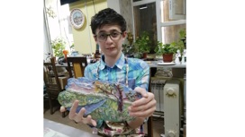 Выставка керамических картин 15-летнего Ильи Лежнина проходит в Музее истории Православия Марий Эл