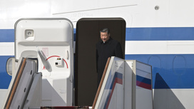 За визитом главы КНР в Москву следят с орбиты