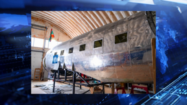 Пролежавший 70 лет в тундре Красноярского края самолет "Дуглас" готовят к покраске