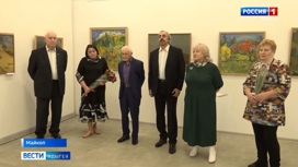 В Картинной галерее РА открылась выставка картин трех художников Манакьянов