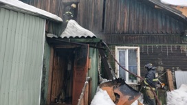 Троих детей спасли пожарные из горящего дома в Медвежьегорске