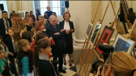В Эрмитаже открылась выставка детского рисунка "Аланское царство глазами детей"