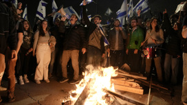 Протестующие в Иерусалиме прорвали полицейский кордон возле резиденции Нетаньяху