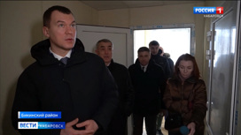 Михаил Дегтярев проверил ход строительства ФАПа в Бикинском районе