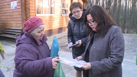 Оксана Козлитина и Елена Батанова встретились с жителями ПВР