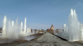 В Свердловской области начали взрывать лед