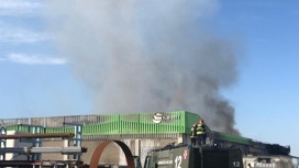 В Италии тушат крупный пожар на химзаводе