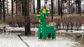 В Санкт-Петербурге появилась инсталляция по мотивам пензенской Абашевской игрушки
